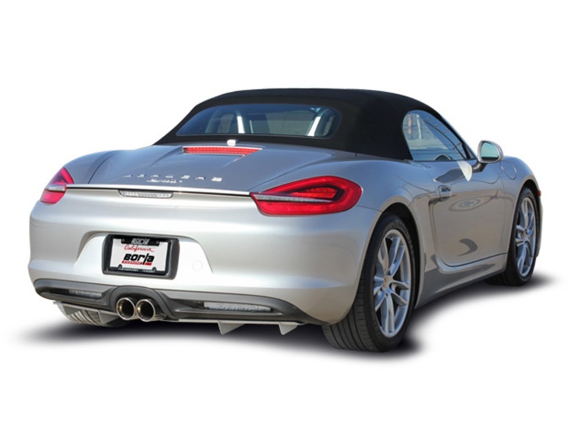 Borla 14-15 Porsche Cayman/Boxster (981) RWD 2Dr Dual Center Rear Exit Catback 4in Tip Exhaust Sys - Image 4