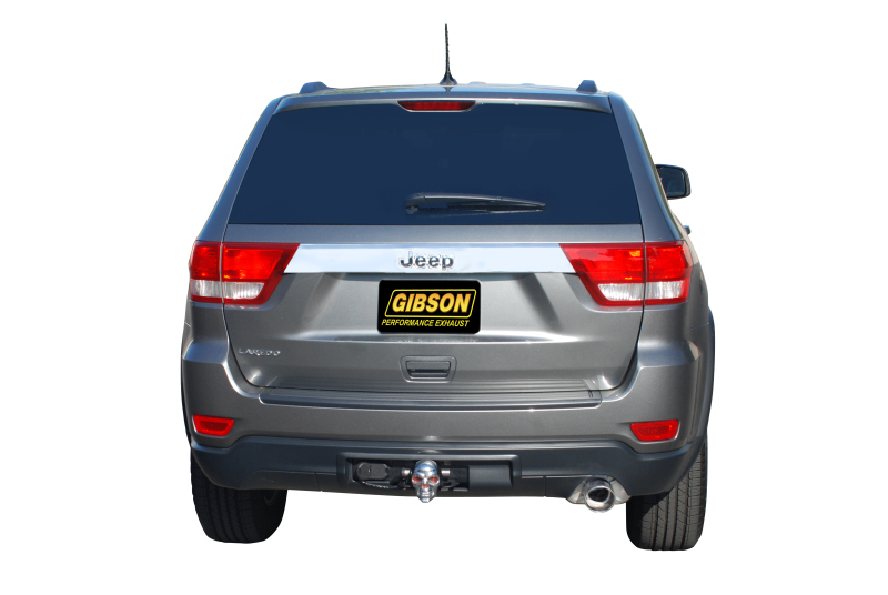 Gibson 11-12 Jeep Grand Cherokee Laredo 3.6L 2.5in Axle-Back Single Exhaust - Stainless - Image 2