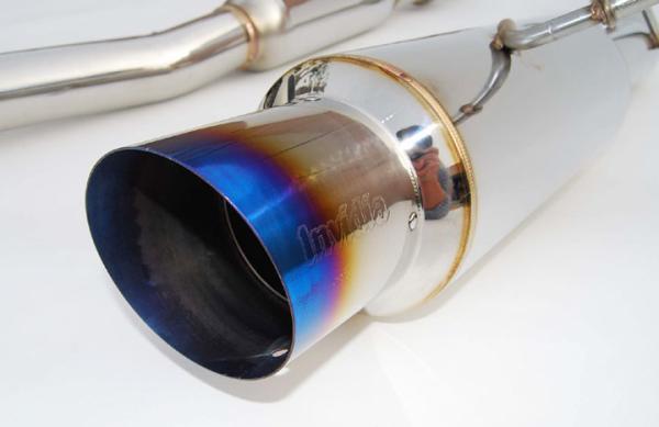 Invidia 02-07 WRX/STi 76mm N1 REGULAR Titanium Tip Cat-back Exhaust - Image 3