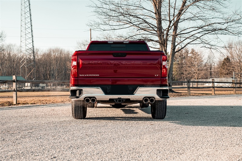Corsa 2019-2025 Chevrolet Silverado 1500 5.3L 147.5in Wheel Base Cat-Back Dual Rear 4in Polish Tips - Image 3