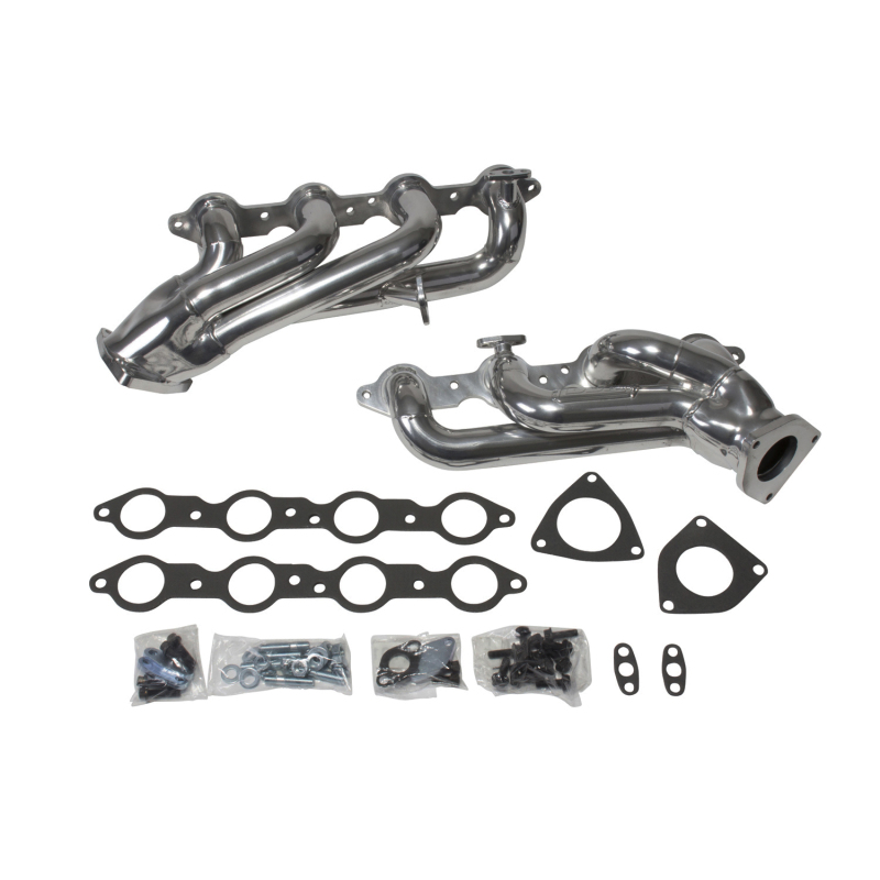 BBK 99-04 GM Truck SUV 4.8 5.3 Shorty Tuned Length Exhaust Headers - 1-3/4 Titanium Ceramic - Image 3