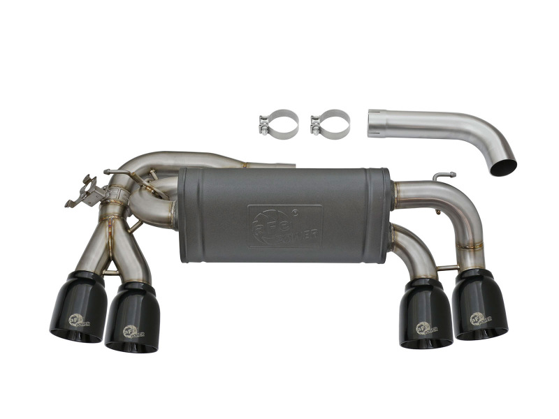 aFe MACHForce XP 3in - 2 1/2in Axle Back 304SS Exhaust w/ Black Tips 16-17 BMW M2 (f87) - Image 9