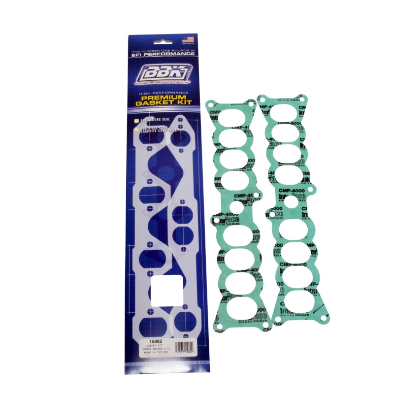 BBK 86-95 Mustang 5.0 Upper To Lower EFI Intake EFI Manifold Gasket Set Factory Ford - Image 2