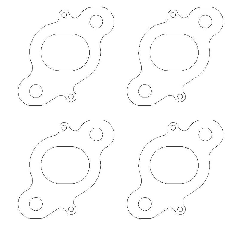 Cometic Nissan CA18 DET .030 inch DOHC Exhaust Gasket (4 pcs per Kit) - Image 8