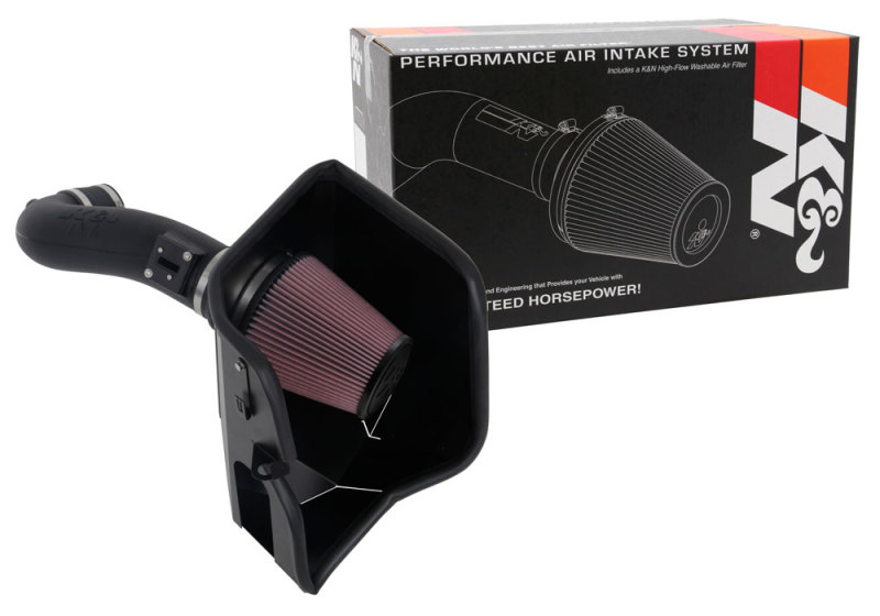 K&N 2019+ Chevrolet 1500 5.3L / 6.2L V8 F/I AirCharger Performance Intake System - Image 9