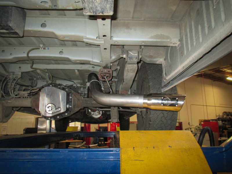 aFe Vulcan Series 3.5in 409 SS Cat-Back Exhaust 13-19 Ford Transit V6 3.5L (TT) w/ Black Tips - Image 5