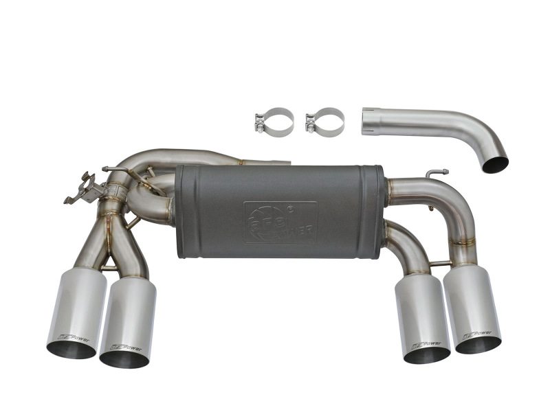 aFe MACHForce XP 3in - 2 1/2in Axle Back 304SS Exhaust w/ Polished Tips 16-17 BMW M2 (f87) - Image 9