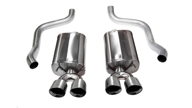 Corsa 2016-2024 Chevrolet Camaro SS 6.2L V8 2.75in Black Xtreme Axle-Back Exhaust Dual Rear Exit - Image 10