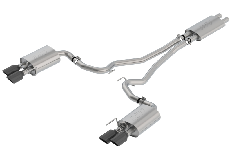 Borla 18-20 Ford Mustang GT 5.0L AT/MT ECE Cat-Back Exhaust w/ Active Valve (Fits Convertible) - Image 3