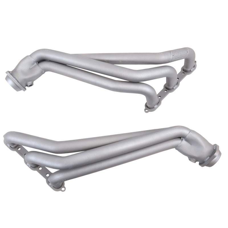 BBK 05-10 Dodge Challenger V6 Long Tube Exhaust Headers And Y Pipe And Converters - 1-5/8 Chrome - Image 4