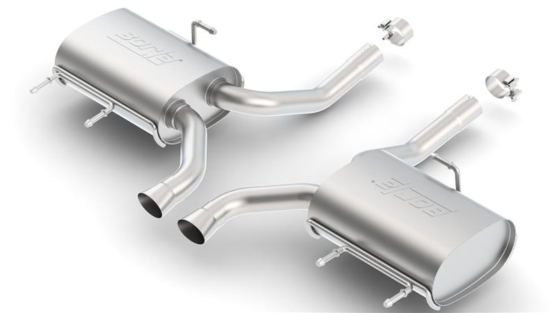 Borla 11-14 CTS Coupe V6 3.6L AT RWD/AWD Dual Ctr Rear Exit Touring Exhaust (REAR SECTION ONLY) - Image 7