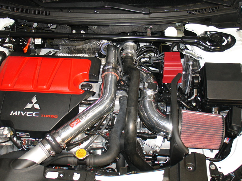 Injen 2008-14 Mitsubishi Evo X 2.0L 4Cyl Polished Short Ram Intake - Image 4