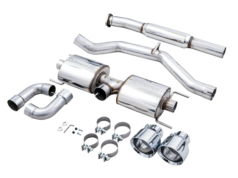 AWE Subaru BRZ/ Toyota GR86/ Toyota 86 Touring Edition Cat-Back Exhaust- Chrome Silver Tips - Image 6