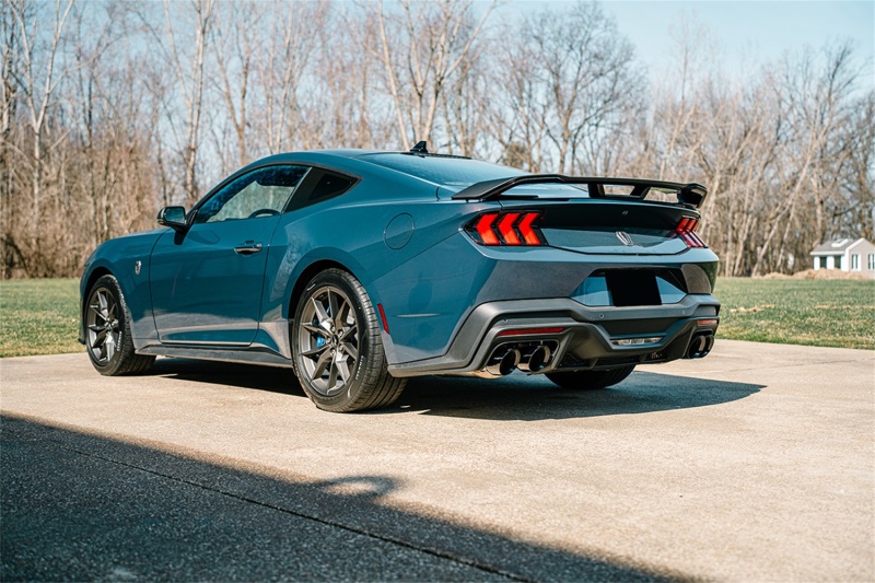 Corsa 24+ Ford Mustang Dark Horse 5.0L 3in Dual Rear Cat-Back w/Twin 4.5in Black PVD Slash Tips - Image 3