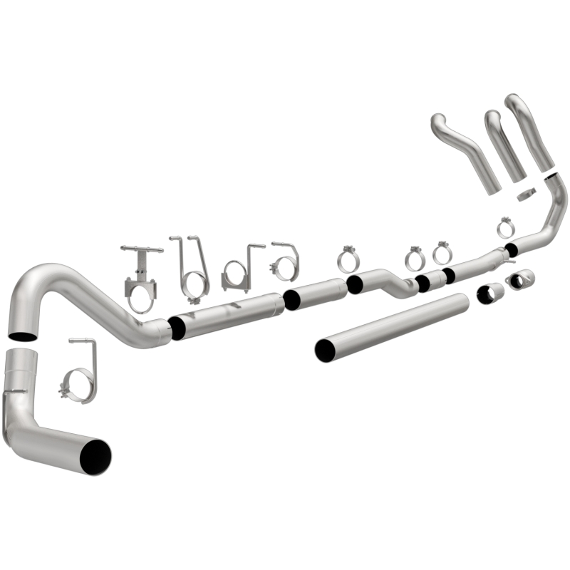MagnaFlow Sys T/B 99-03 Ford F-250/F-350 Super Duty 7.3L Diesel 4in Single Passenger Side Rear Exit - Image 2