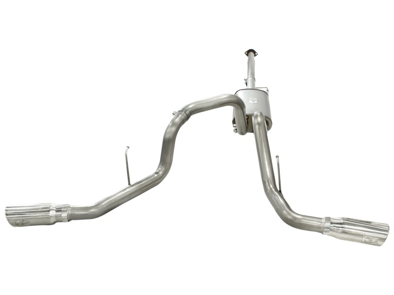 aFe MACHForce XP Exhausts 3inSS Dual Side Exit Cat-Back 11-14 Ford F150 Ecoboost V6-3.5L (TT) - Image 5