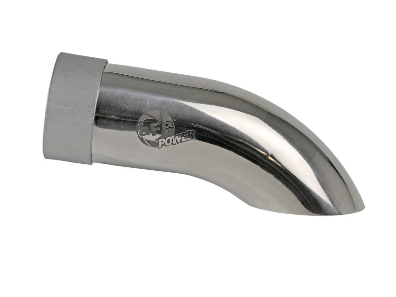 aFe MACH Force-Xp 304 Stainless Steel Clamp-on 2.5in Exhaust Tip - Polished - Image 2