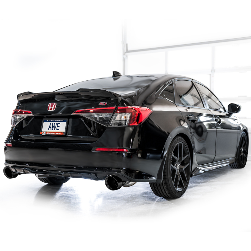 AWE Tuning 22+ Honda Civic Si/Acura Integra Touring Edition Catback Exhaust - Dual Diamond Black Tip - Image 9