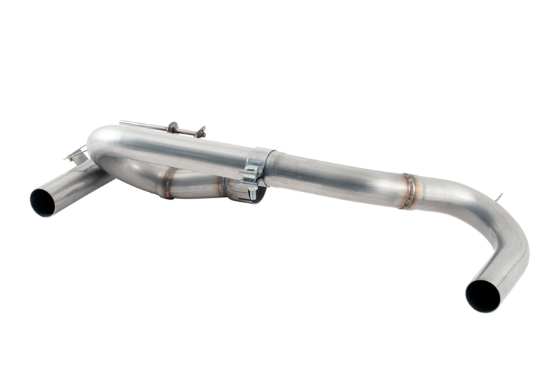 AWE Tuning BMW F3X 340i Touring Edition Axle-Back Exhaust - Chrome Silver Tips (102mm) - Image 5