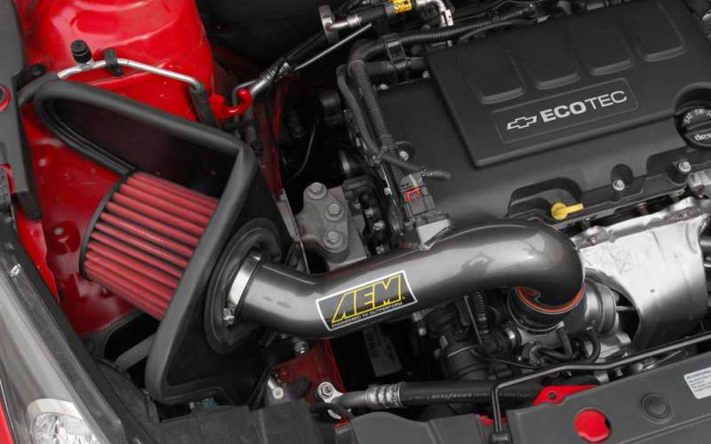 AEM 2011-2014 Chevrolet Cruze 1.4L - Cold Air Intake System - Gunmetal Gray - Image 6