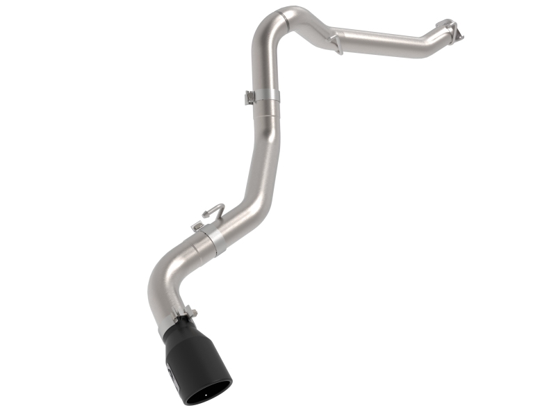 aFe 2021+ Jeep Gladiator V6-3.0L (td) Vulcan Series 3in 304 SS DPF-Back Exhaust System - Black Tip - Image 3