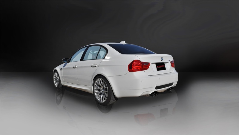 Corsa 2008-2012 BMW M3 E90 Black Sport Cat-Back Exhaust - Image 2