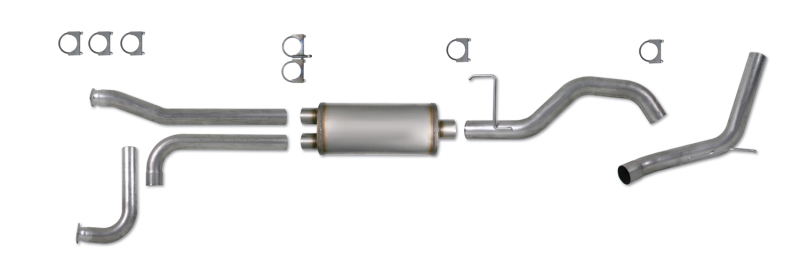 Diamond Eye KIT 3-1/2in Catback Single GAS AL NISSAN TITAN 5.6L 07-10 - Image 4