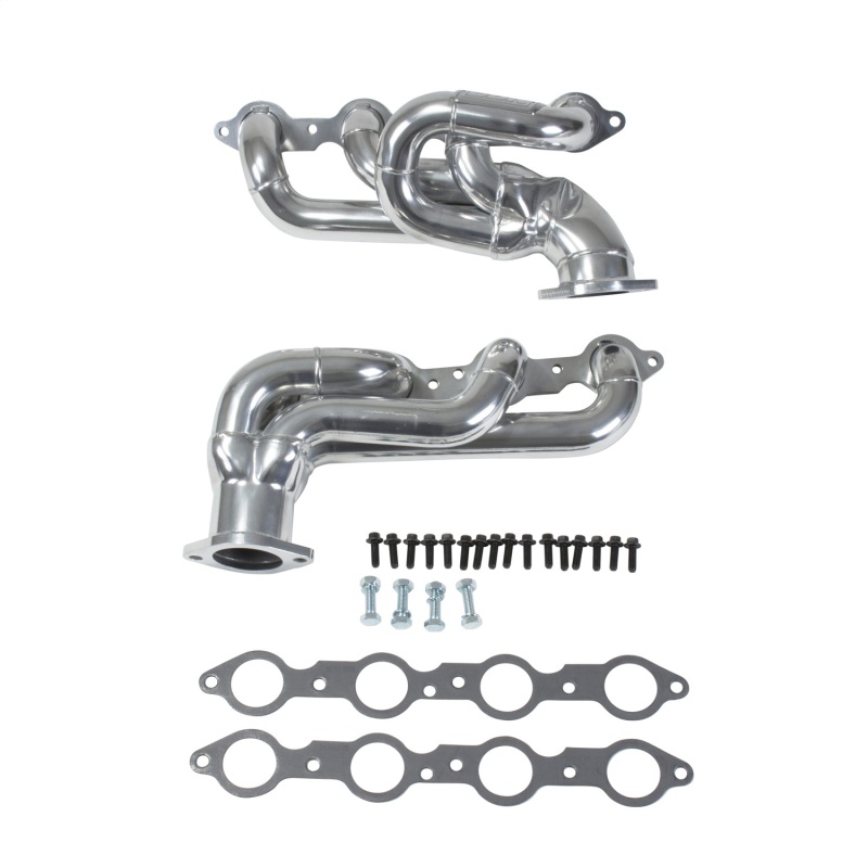 BBK 10-15 Camaro LS3 L99 Shorty Tuned Length Exhaust Headers - 1-3/4 Silver Ceramic - Image 3