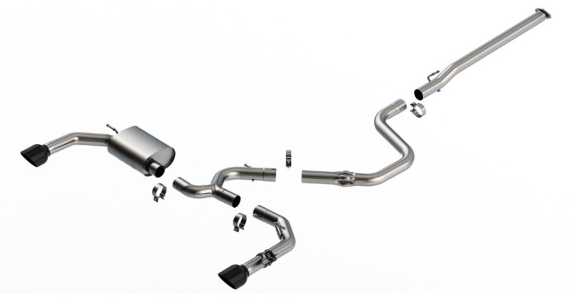 Borla 22-23 Hyundai Elantra N 2.0L 4 CYL. Turbo AT/MT ATAK Catback Exhaust Black Chrome - Image 2