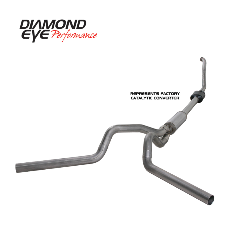 Diamond Eye KIT 4in TB MFLR RPLCMENT PIPE DUAL SS 94-97 5 7 3L F250/F350 PWRSTROKE NFS W CARB STDS - Image 7