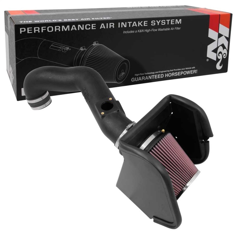K&N 16-17 Nissan Titan XD V8-5.0L DSL 63 Series AirCharger Performance Intake - Image 8