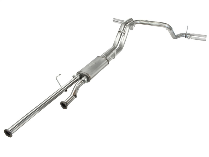 aFe MACHForce XP 2-1/2in to 3in 409 SS Cat-Back Exhaust w/ Polished Tips 10-17 Toyota Tundra V8 5.7L - Image 4