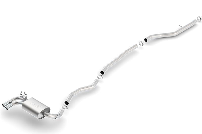 Borla 12-15 BMW 328i Sedan 2.0L AT/MT RWD Dual Left Rear Exit Catback Exhaust - Image 9