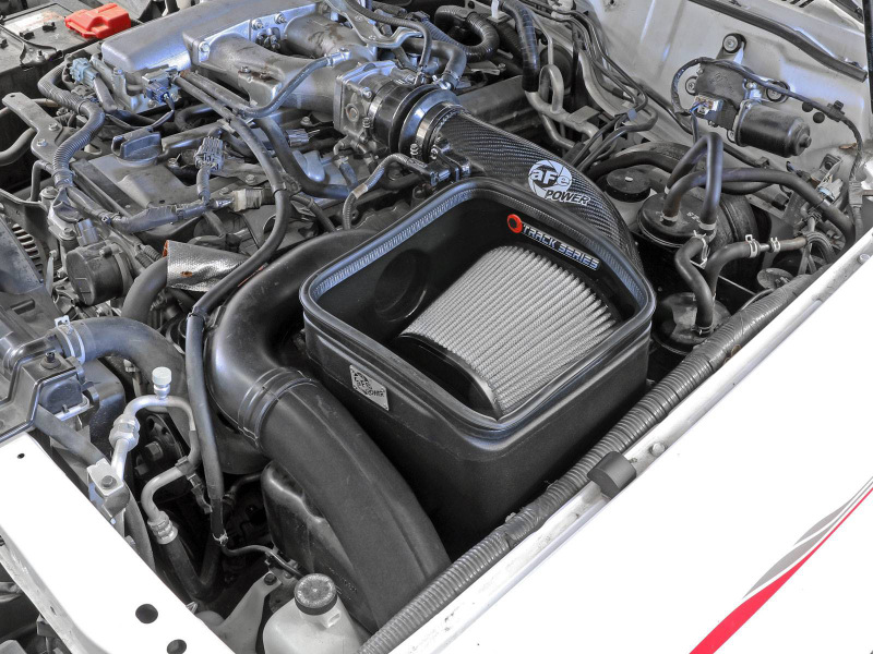 aFe 19-23 Nissan Patrol 4.8L L6 Track Series Carbon Fiber Intake System w/Pro DRY S Filter - Image 7