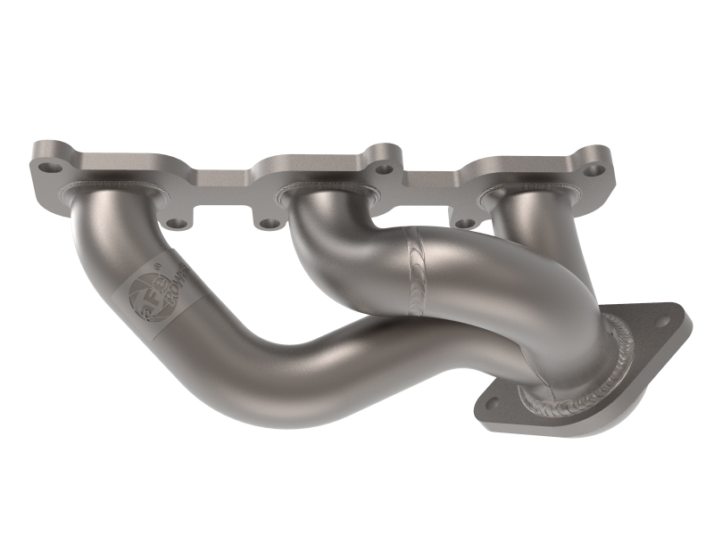 aFe Twisted Steel Shorty Header 11-17 Ford Mustang V6-3.7L - Titanium Coat Finish - Image 2