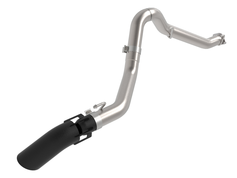aFe 2021+ Jeep Gladiator V6-3.0L (td) Vulcan Series 3in 304SS HT DPF-Back Exhaust System - Black Tip - Image 3