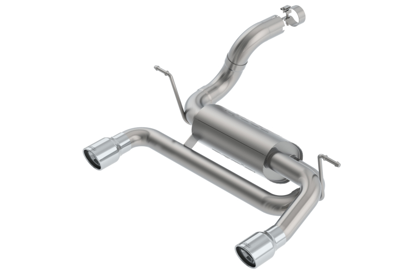 Borla 18-19 Jeep Wrangler JL/JLU 2.0L 4Cyl 2DR/4DR Axle Back Exhaust ATAK w/ 3.5in Tips - Image 3