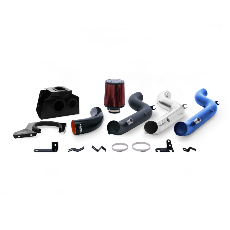 Mishimoto 2016 Ford Focus RS 2.3L Performance Air Intake Kit - Wrinkle Nitrous Blue - Image 3