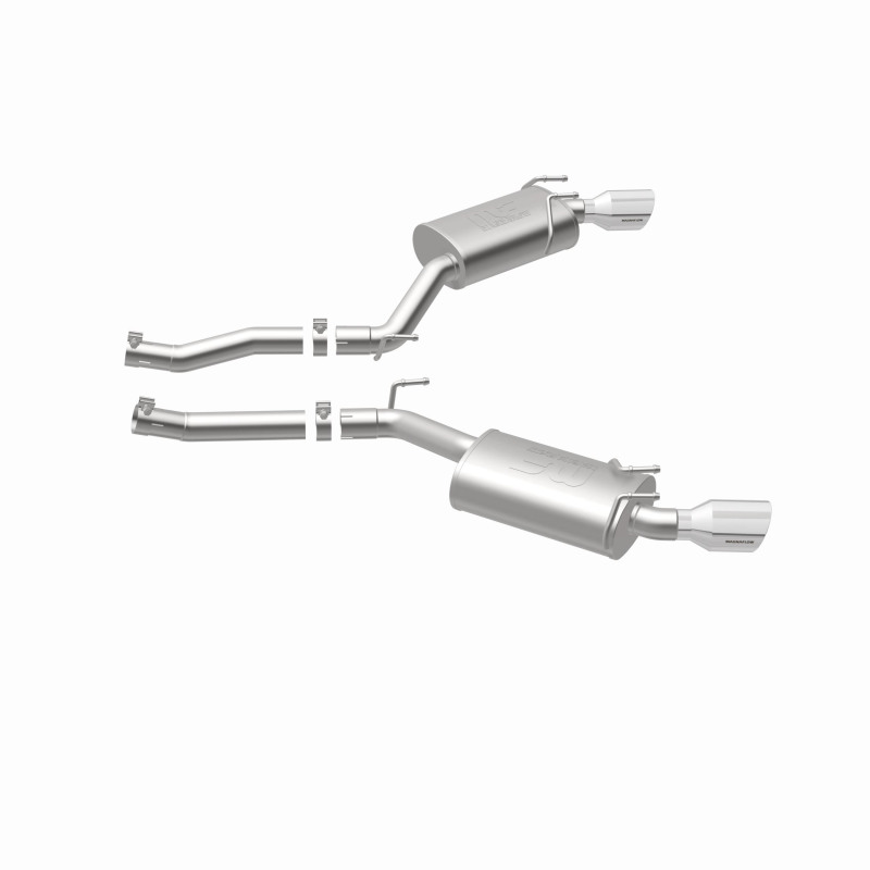 MagnaFlow Axle-Back Stainless Dual Split 4in Polished Tips 10-15 Chevrolet Camaro Convert. 3.6L V6 - Image 4