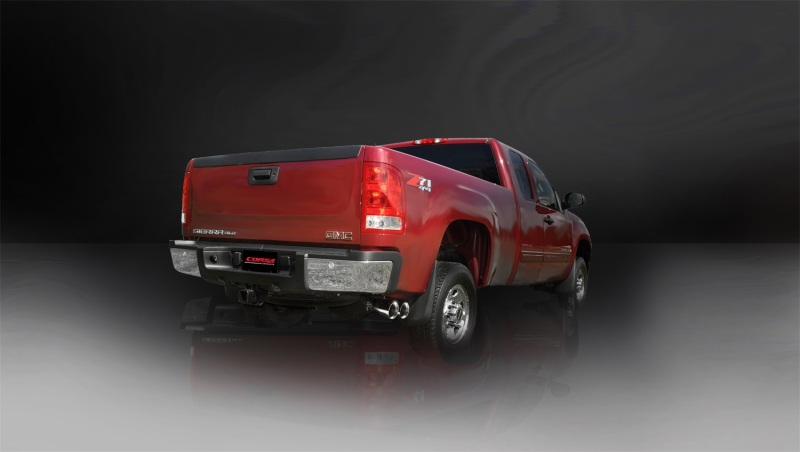 Corsa 2011-2013 Chevrolet Silverado Crew Cab/Std. Bed 2500 6.0L V8 Polished Sport Cat-Back Exhaust - Image 3