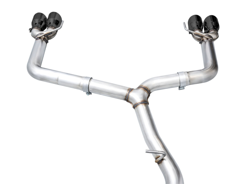 AWE Tuning 2022+ VB Subaru WRX Track Edition Exhaust - Diamond Black Tips - Image 7