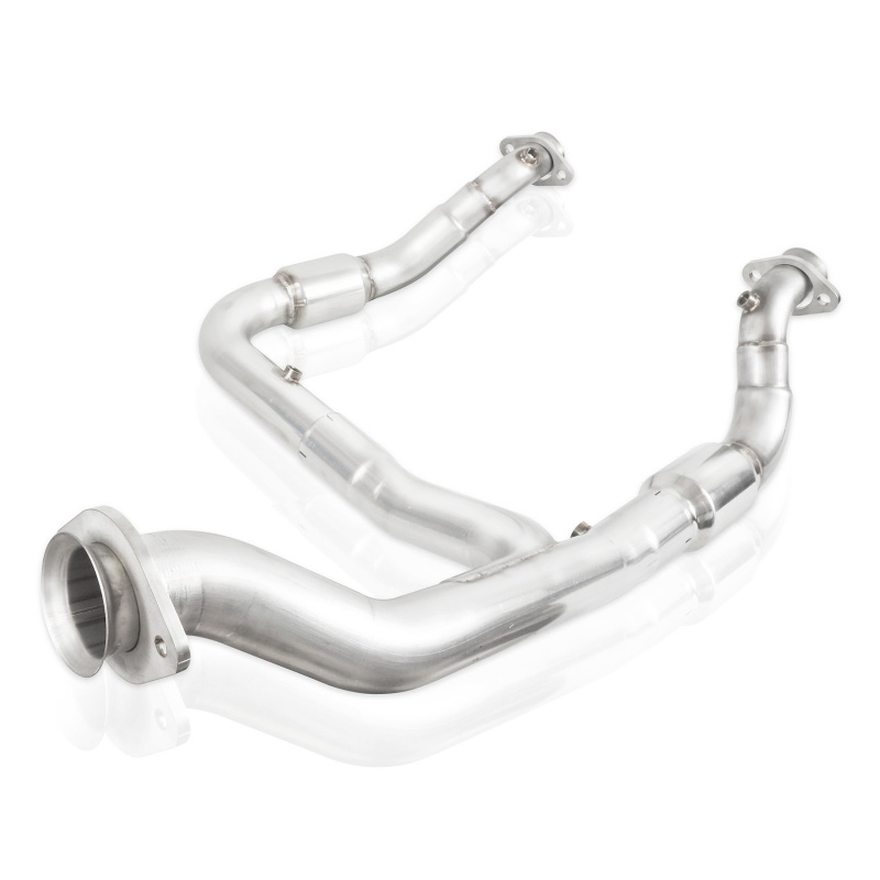 Stainless Works 15-18 F-150 3.5L Downpipe 3in High-Flow Cats Y-Pipe Factory Connection - Image 5