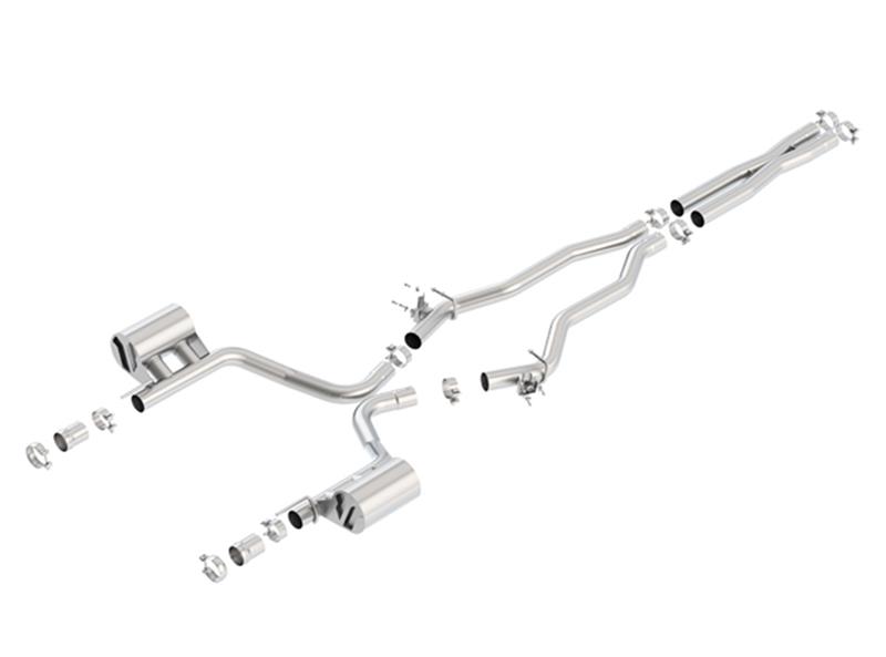 Borla 2015-2022 Charger SRT 392 / Scat Pack 6.4L Atak Catback Exhaust Single Split Rear Exit - Image 9