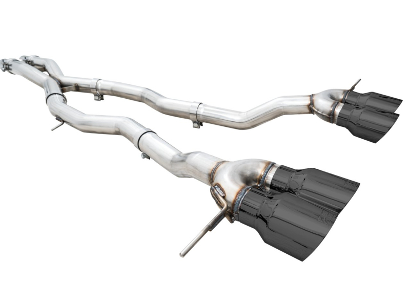 AWE Track Edition Catback Exhaust for BMW G8X M3/M4 - Diamond Black Tips - Image 6