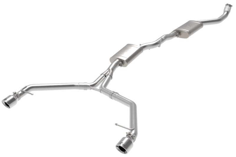 aFe MACH Force-Xp 13-16 Audi Allroad L4 SS Cat-Back Exhaust w/ Polished Tips - Image 2