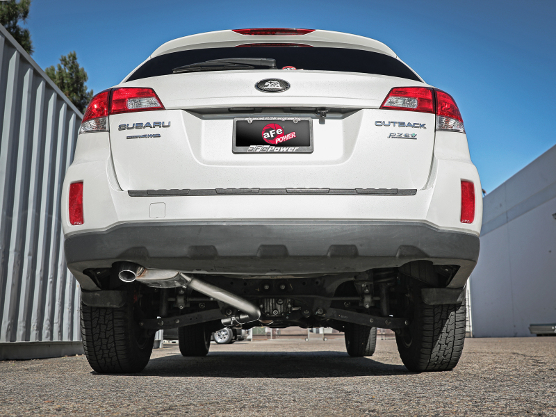 aFe POWER Takeda 2.25 to 2.5in 304SS Cat-Back Exhaust 10-14 Subaru Outback H4-2.5L - Image 6