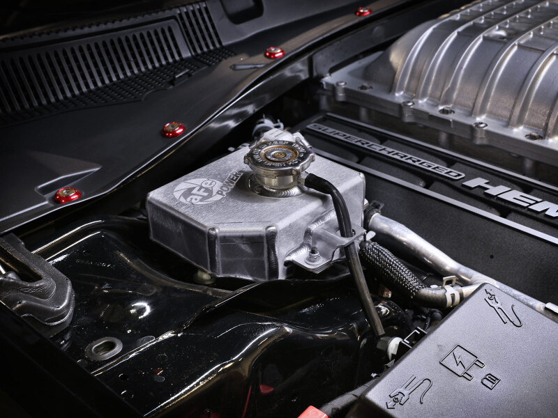 aFe 15-23 Dodge Challenger BladeRunner GT Series Supercharger Coolant Expansion Tank - Image 4