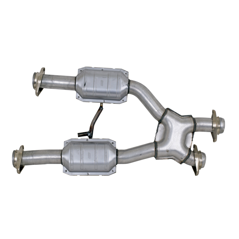 BBK 79-93 Mustang 5.0 Short Mid X Pipe With Catalytic Converters 2-1/2 For BBK Long Tube Headers - Image 8