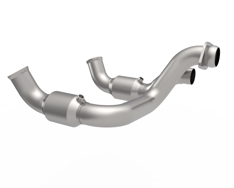 Kooks 20-22 Ford F250 7.3L V8 / Ford F350 7.3L V8 1-7/8in x 3in SS Headers w/ Green Catted Conn - Image 5