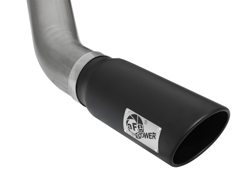 aFe MACHForce XP Exhaust Large Bore 5in DPF-Back Alu. 13-15 Dodge Trucks L6-6.7L (td) *Black Tip - Image 6